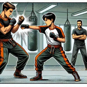 Martial arts teaches respect through defensive drills, listening, and partner safety in training.